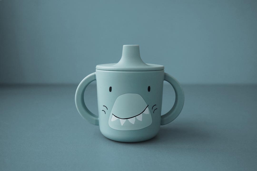 Silikon Trinklernbecher - Mr. Shark